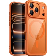 JETech Magnetic Case for iPhone 17 Pro 6.3-Inch Compatible with MagSafe, Shockproof Phone Bumper Cov