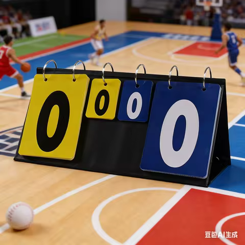 1pc Digital Scoreboard Foldable Flipped Score-board For Basketball Table Tennis Sports Game Flip Sco