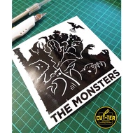 Cutting sticker MONSTER KAIJU