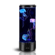 仿真水母觀賞燈 【大號】舒緩壓力情緒 水母水族館燈 18種LED燈效 合成水母情緒夜燈 放鬆減壓