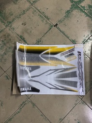 Yamaha Rxz Catalyzer Bosh stripe kuning silver hitam boshpurple terung merah yahoo merah energy mera