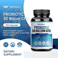 Wellness Probiotic 50 Billion CFU For Digestive Health Support Relieve Constipation & Diarrhea