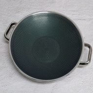 Ejiri Ih Full 3-Ply Induction Stainless Steel Cube g Griddle Pan 32cm