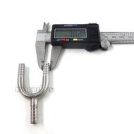 304 Stainless Steel Brewpub Beer Tap Three-Way Tube 8mm Draft Beer Machine Accessories Distributor P