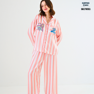 ชุดนอน SLEEPING CLOUD | ชุดนอน 100% LYOCELL ผ้านุ่ม เย็น ใส่สบาย : แขนยาว ขายาว Smiley THURSDAY