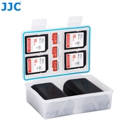 JJC BC-6 Camera Battery Case Storage Holder with SD MicroSD XQD Card Slot for Sony NP-FW50 NP-FZ100 