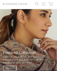 Kashmir Loom pashmina 毛絨圍巾🧣