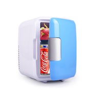 4L/6L Mini Car Mirror Refrigerator Portable Car Home Dual Use Small Fridge Dormitory Cosmetic Storag