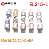 Medium Melting EV315-L500V New Energy Compressor 500V High Voltage Fuse 15A 20A 30A 40A 50A 60A Fuse