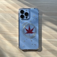 原創 小王子 楓葉版 le petit prince 葉子 手機殼押花手作手機殼