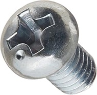 Steel Pan Head Machine Screw, Zinc Plated, Meets JIS B1111, 2 Phillips Drive, M4-0.7 Thread Size, 6 