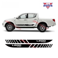 Sticker list for the triton car body, triton lower body sticker, strada car body sticker