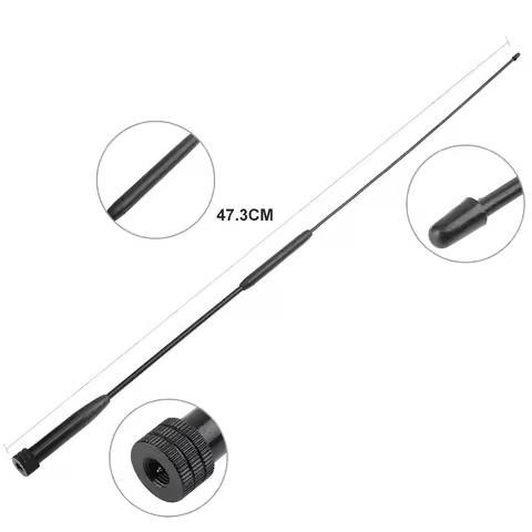 5-1 Pcs RH901S SMA-M Male Dual Band Antenna 50 OHM 144/430/900MHz Wide Band for YAESU VX-7R UV-3R Wa