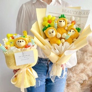 teachers day gift customised teachers day gift teachers day gift set Finished Doll Bouquet Pooh Pine