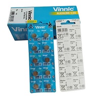 Vỉ 10 Pin cúc áo VINNIC AG9 / LR936 / 394A CHÍNH HÃNG dùng cho đồng hồ đeo tay thiết bị điện t