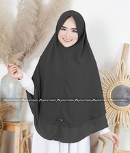 Hijab Instan Khimar Syari Denaya Basic 2 Layer Jilbab Instant Pet Syari Ceruty Baby Doll Premium Elegan Kekinian