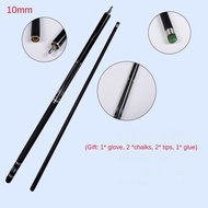 10MM 11.5MM 13MM Carbon Fibre Billiard Cue 1/2 Split Snooker Cue 8-Ball 9-ball Pool Cue with Free Ac