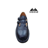 Sleese 8065/ 8052 Dr. Mary Jane Single & Double Buckle Napa Leather Non-Slip Outsole Women Shoes