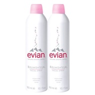 Evian Brumisateur Facial Spray 300ml Pack Of 2