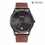 Titan Quartz Analog Leather Strap Watch for Men