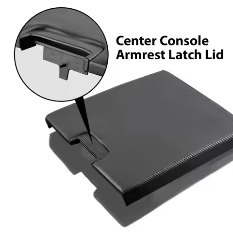 Center Console Armrest Latch Lid Black Fit for Gmc Silverado Chevy Sierra Tahoe Yukon