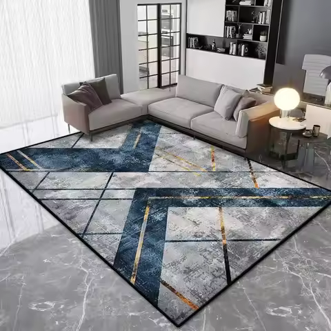 Deluxe Grey Carpet Living Room Decoration Home Bedroom Carpet Lounge Rug Entrance Door Mat Foot Area