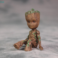 💖【Lowest price】YUE Groot Action Toy FIGURE 6cm guardians of the Galaxy Tree Man ตุ๊กตารุ่นการ์ตูน