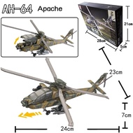 DIY Assemble AH-64 Apache Apache Helico aircraft building blocks