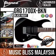 Ibanez GIO GRG170DX Electric Guitar - Black Night / Silver