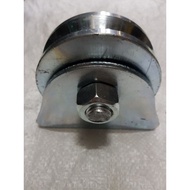 4'' HEAVY DUTY SLIDING GATE ROLLER U V / 6204 BEARING / GATE ROLLER / AUTO MAIN FACTORY GATE