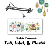 Plastik Snack CUSTOM NAMA/FOTO/TULISAN (14x20) (ISI 30 PCS) || Tas Snack Plastik | Tas Hampers Mini