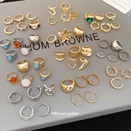 Nomadic Boho Style Ring, Mixed Style Charm, Gold Going Out -N22
