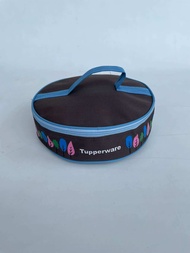 CWL DAUN tupperware zipper bunga es (Tas bekal bentuk bulat)
