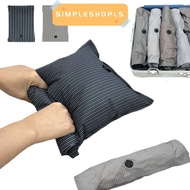 SIMPLESHOPLS Vacuum Compression Bag, Reusable Portable Hand Roll Vacuum Bags, High Quality Dustproof