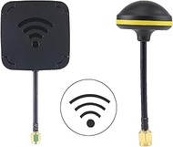 RC FPV Receiver Parts Combo 5.8G 14DBI High Gain Flat Panel & Mushroom FPV Antenna for EV800D FPV Go