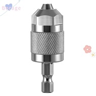 BORRAONE Quick Change Chuck, Hexagonal Handle Self-Tightening Drill Chuck Adapter,  1.5-6.5mm 1/4 In