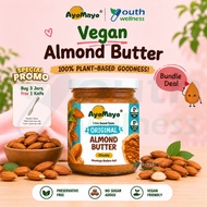 AyoMayo Pure(Original) Almond Butter - No Sugar & Salt | Vegan (180g)
