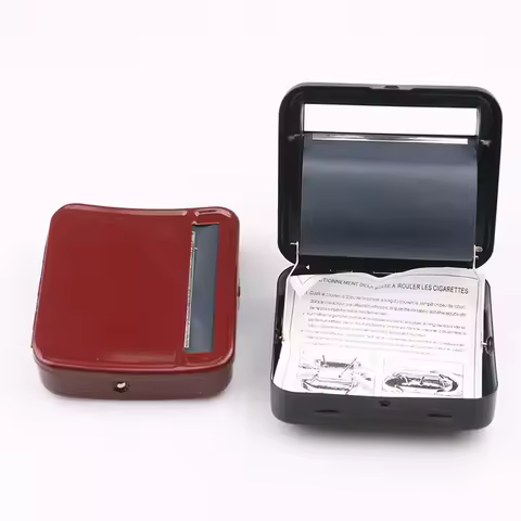 Household Cigarette Rolling Machine Tobacco Rolling Case DIY Manual Cigarette Maker Smoking Accessor