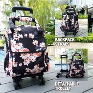 Compact 360° 4-Wheel Trolley Bag (SG Seller)