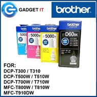 BROTHER CISS BT5000 CYAN,MAGENTA,YELLOW,BLACK INK FOR T SERIES (BT5000C,BT5000M,BT5000Y,BT6000BK,BTD