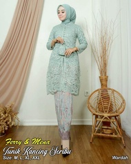 SETELAN TUNIK KANCING DEPAN / TUNIK KANCING / BAJU KURUNG / KEBAYA KURUNG / KEBAYA TUNIK / KEBAYA
