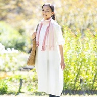今治典雅絲滑圍巾|柔軟輕薄| 自然色彩| 條紋設計|日本製