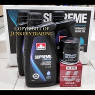 3x1L PETRO-CANADA Supreme 5W-20 5W20 Synthetic-like Engine Oil + Oil filter Minyak Enjin Sesuai Axia
