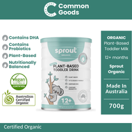 Plant Milk/Toddler/12+/Plant-Based/Sprout Organic/700g/Children Plant Milk/Susu/Milk/Lactose Free/Gl