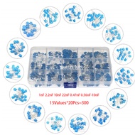 15Values*20Pcs Capacitor Set High Voltage Ceramic Capacitors Assortment Assorted Kit Box 1nF 2.2nF 1