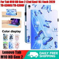 [Ready Stock] For Lenovo Tab M10 HD Gen 2 (2nd Gen) X306 10.1 inch 2020 Tablet Case Shockproof Cover Cute Animals Painted Tablet Full Body TPU PU Protective Case