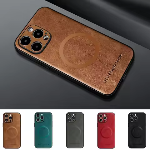 Luxury Case For iPhone 16 15 14 Plus Case Leather Silicone Cover For iPhone 15 14 13 12 11 Pro Max X