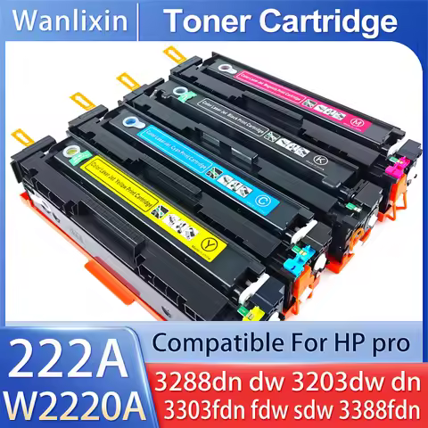 With chip 222A W2220A Toner Cartridge Compatible For HP Color pro 3288dn dw 3203dn dw 3303fdn fdw sd