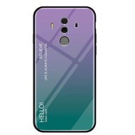 Ốp Lưng Kính Cường Lực Cho Huawei Mate 10 Pro Ốp Bảo Vệ Điện Thoại Chuyển Màu