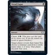 DREAD FUGUE MAGIC THE GATHERING TCG